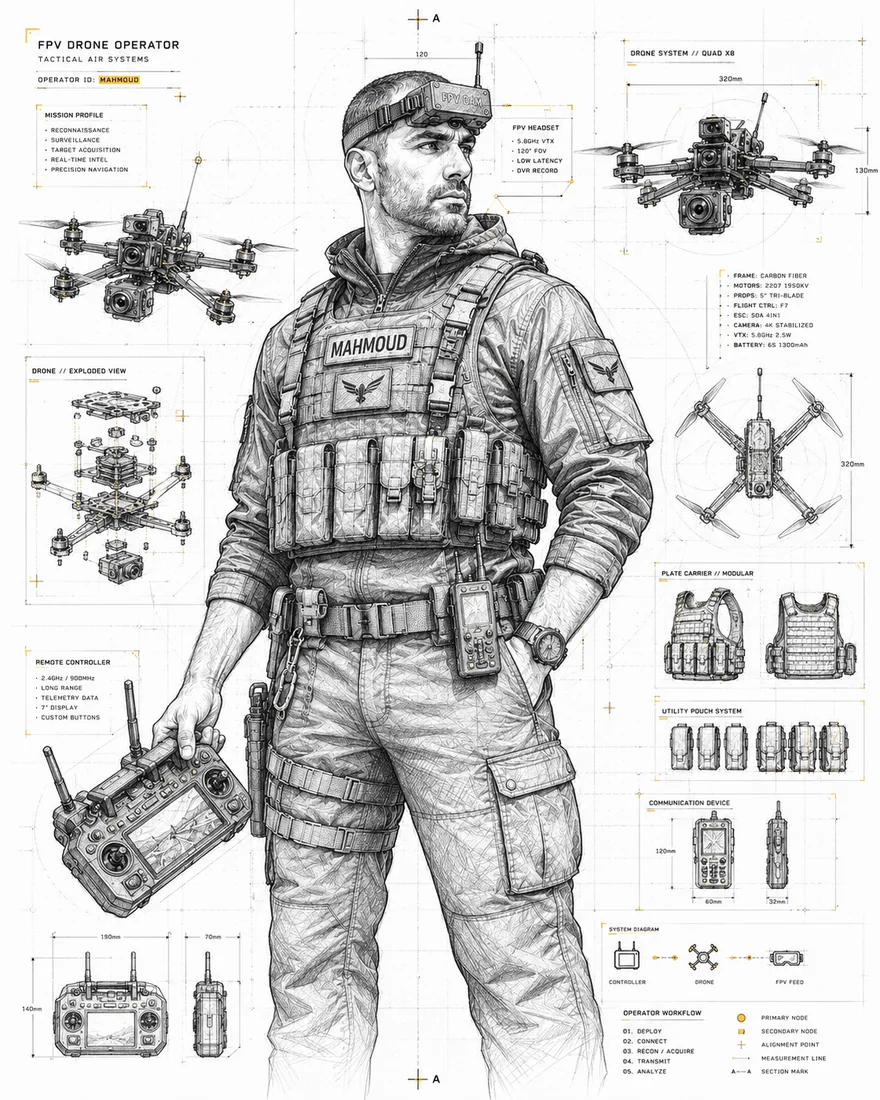 JAAFAR, Drone Operator