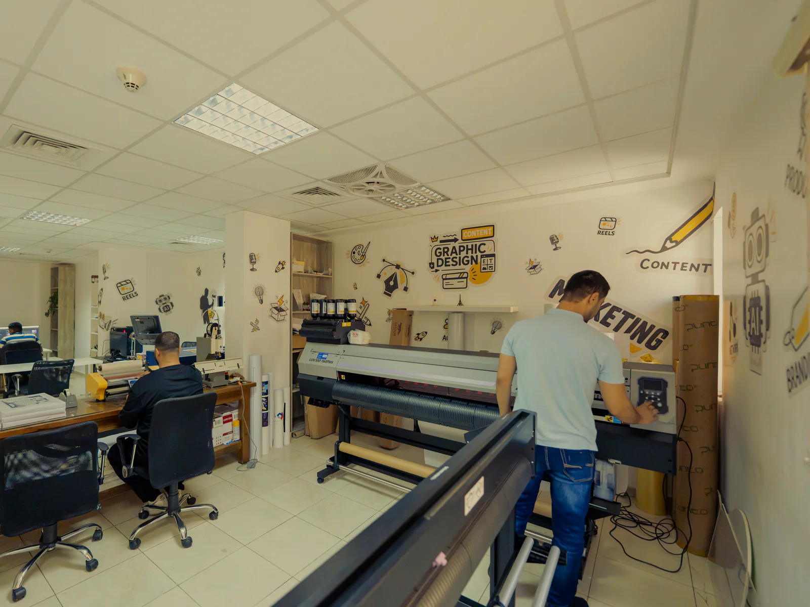 AXION HUB large format print workshop